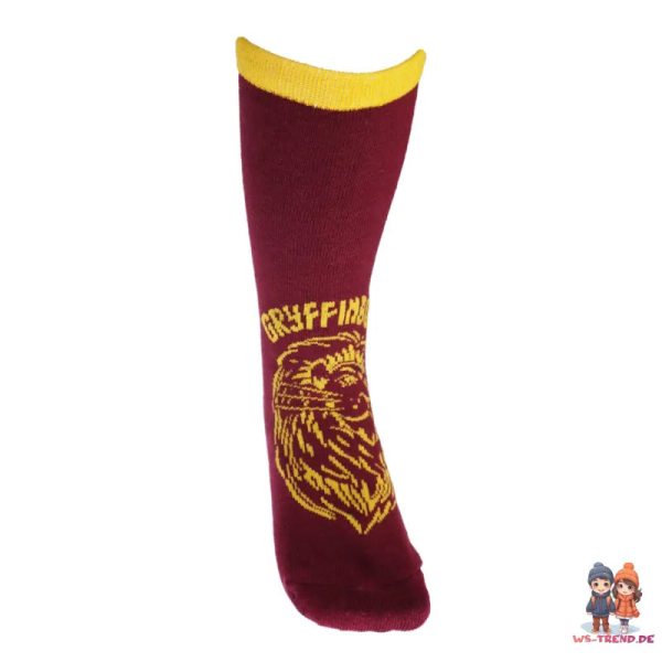 Harry Potter Gryffindor Slytherin Sneaker Kinder Socken 2er Pack Angebot – Bild 3