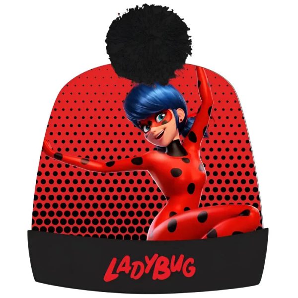 Miraculous - Ladybug Wintermütze mit Bommel 52 oder 54 cm Verkauf